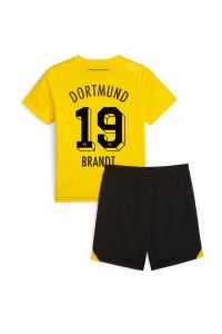 Fotbalové Dres Borussia Dortmund Julian Brandt #19 Dětské Domácí Oblečení 2023-24 Krátký Rukáv (+ trenýrky)